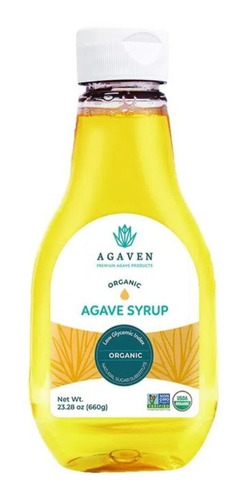 Syrup Agaven Agave Orgánico X660g - Kg a $73