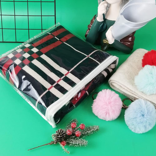 20 Bolsas De Almacenamento De Vinilo Transparente Con Cremal