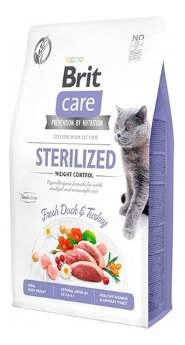 Brit Care Alimento Gatos Grain Free Sterilized 7 Kg Pethome