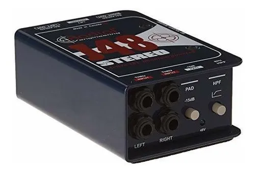 Caja Directa Activa Estéreo Radial Engineering J48
