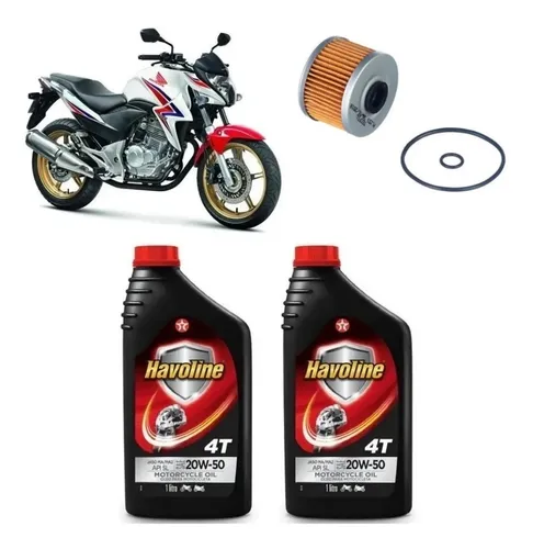 Kit Honda Cbx 250 Twister 2001 2012 Pl153 Havoline 20w50