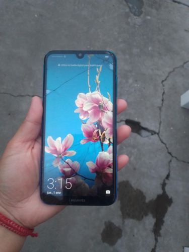 Huawei Y7 2019 32 Gb Azul Aurora 3 Gb Ram Azul Marino (Usado)