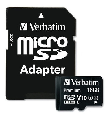 Memoria Verbatim Micro Sd 16 Gb Clase 10