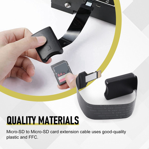 Hh Cable Extensor Flexible De Tarjeta Micro-sd A Microsd