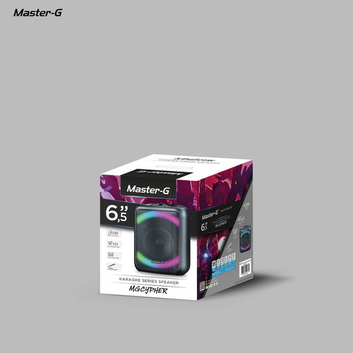 Parlante Karaoke Bluetooth Cypher 6,5 Con Micrófono Master-g