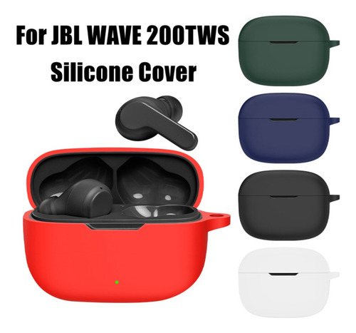 Funda De Silicona Para Auriculares Jbl Wave 200 Tws