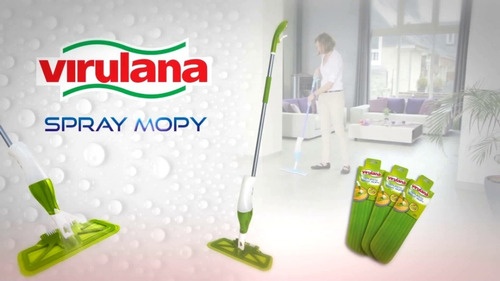 Imagen 4 de 6 de Mopy Spray Plus Virulana Mopa Microfibra Rociador Original
