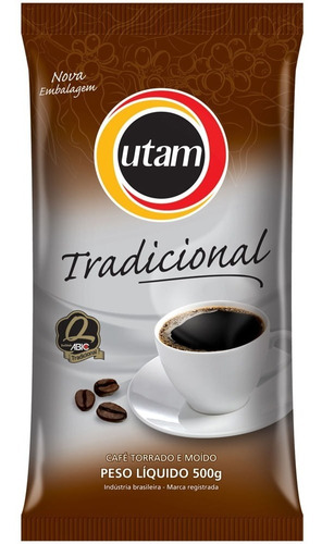 Café Em Pó Utam Torrados Moídos Tradicional 500g 6 Pacotes