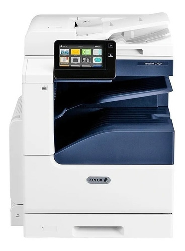 Impressora a cor multifuncional Xerox VersaLink C7020 com wifi 110V - 127V branca e azul