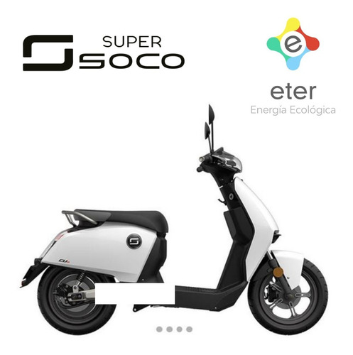 Moto Eléctrica Super Soco Cux Estilo Vespa Pilar Motor Bosch