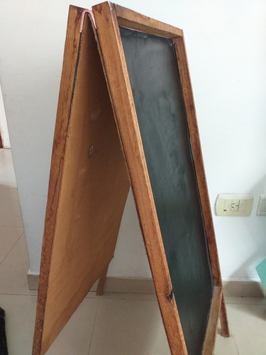 Pizarron Doble Faz Plegable Vereda 1 Metro X 44 Cm (Usado)