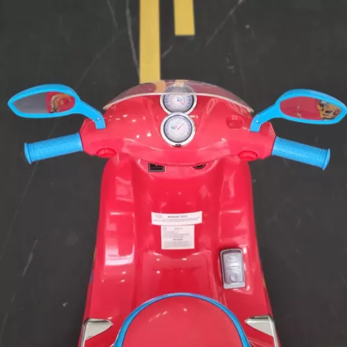 Moto Scooter Elétrica 6V Infantil Patrulha Canina Vermelha - ZOOM  BRINQUEDOS E PRESENTES