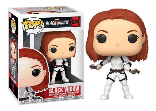 Funko Pop Black Widow #604 Traje Blanco Nueva Original