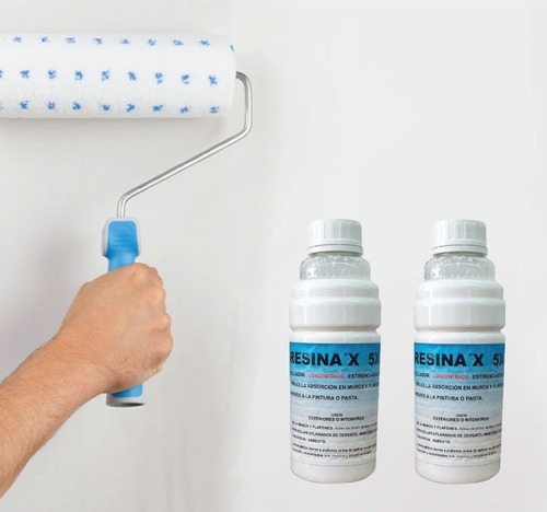 Primer Sellador 5x1 Resina Acrilica Base 2pz De 1 Litros