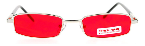 Sa106 Gafas De Sol Rectangulares Para Hombre  Color Cl Sico