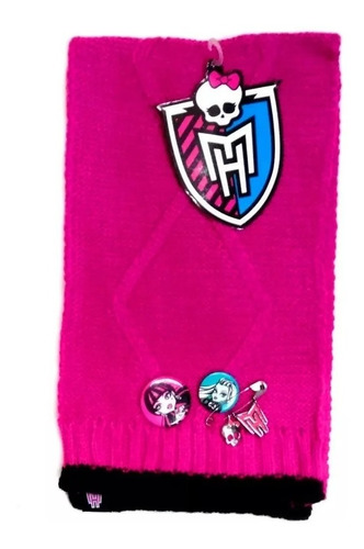 Bufanda Monster High Con Pines Original Footy