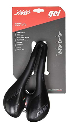 Selle Smp Trk Sillín De Gel Tamaño Mediano Color Negro