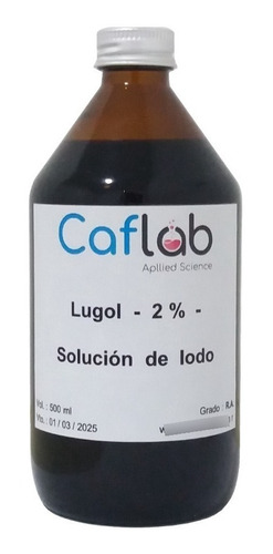 Lugol 2 % - 500 Ml - Caflab -