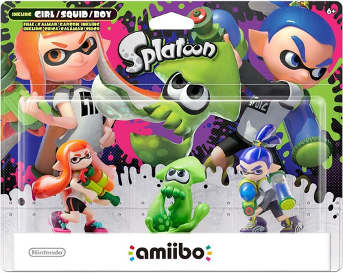 Nintendo Amiibo Splatoon Inkling Girl/squid/boy 