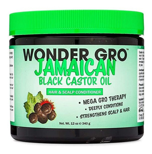 Wonder Gro - Acondicionador De Aceite De Ricino Negro Jamaic