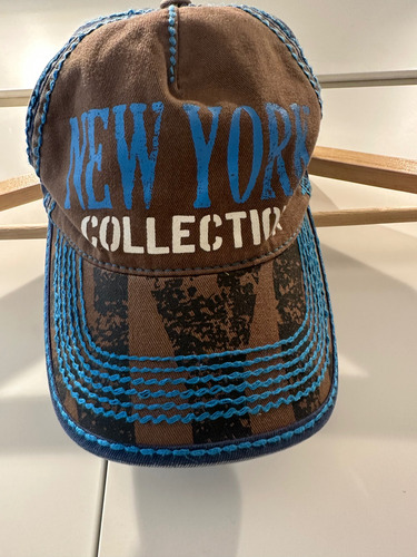Gorra Con Visera Robin Ruth New York Azul Marino Unico (Usado)