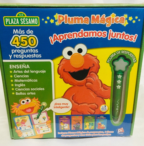 Libro Plaza Sésamo Pluma Mágica - Aprendamos Juntos !