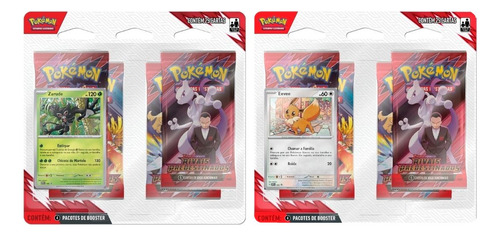 Pokémon Tcg Quadruplo Rivais Predestinados Zarude E Eevee