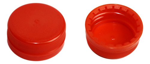 2500 Tampas 38mm Rosca Com Lacre Para Garrafa Plastica Pet Cor Laranja