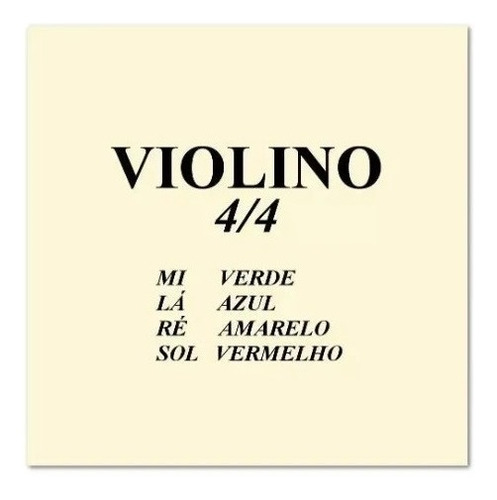 Jogo De Cordas Violino Mauro Calixto 4 Cordas ) + 1 Mi Extra