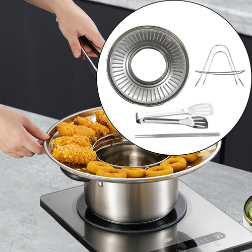 Escurridor De Aceite De Acero Inoxidable Para Freír Y