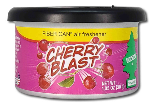 Ambientador Lata Fiber Can Cherry Blast Little Trees Origina