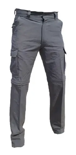 Pantalón Desmontable Color Gris Hombre