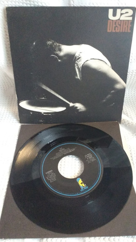 U2 Desire Original Simple  7` U S A  1988  Lacapsula