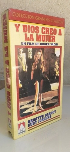 Antiguo Vhs  Y Dios Creo A La Mujer Subtitulada En Español 