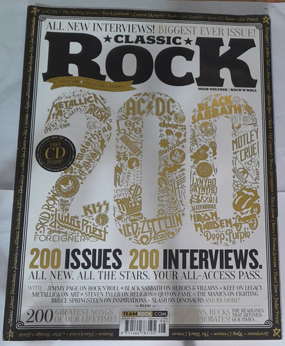 Revista Classic Rock : 200 Issues (Usado)