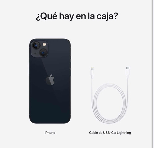 iPhone 13, 256 Gb, Color Black (Usado)