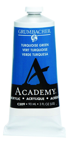 Grumbacher Academy Pintura Acrlica, Tubo De Metal De 3.0fl O