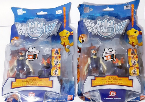 Boneco Digimon Savers Falcomon Peckmon Digivolving, Bandai