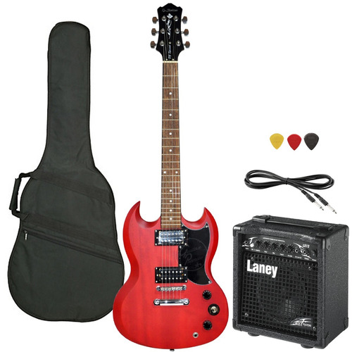 Guitarra Electrica Modelo Sg Special + Ampli Laney + Funda