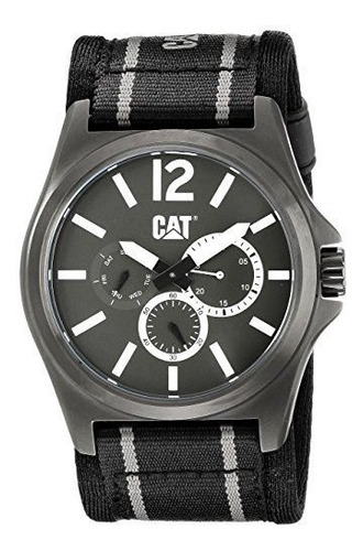 Reloj Cat Para Hombre Pk15965135 Color Negro Caja De Acero