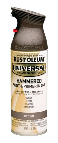  Spray Fundo E Acabamento Marrom Martelado - Rust-oleum 