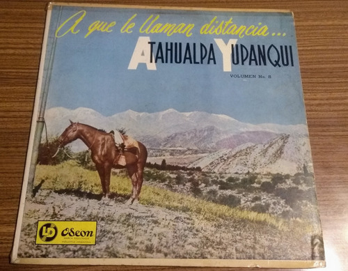 Atahualpa Yupanqui A Que Llaman Distancia Lp Vinilo Folklore