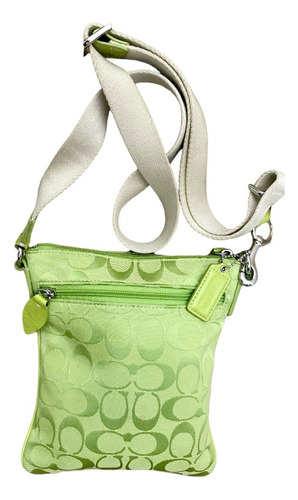 Crossbody Coach Verde Monogram Vintage 