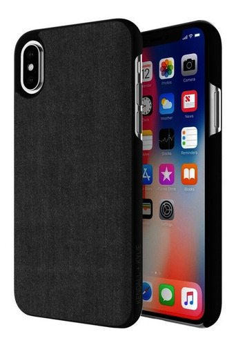 Case Delgado Denim Cotton Incipio K + K  Para iPhone X 