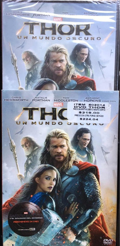 Thor Un Mundo Oscuro Dvd Nueva