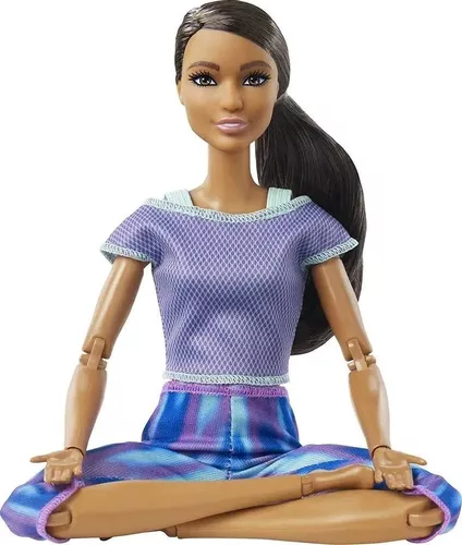 Boneca Barbie Feita Para Mexer Yoga Articulada Mattel