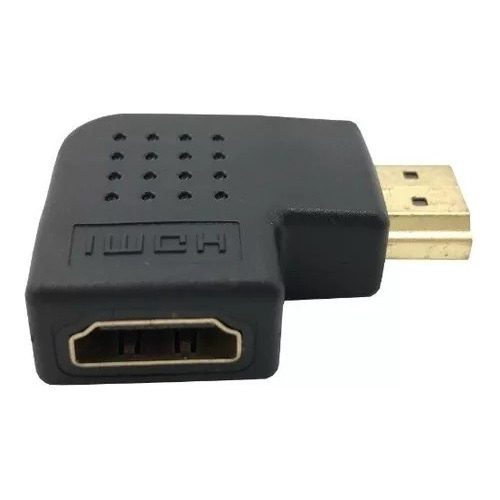 Adaptador Hdmi 90 Graus Em L Hdmi M X Hdmi F Horizontal