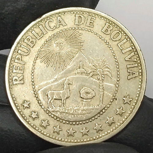 Bolivia 1 Peso Boliviano 1968 Moneda Antigua