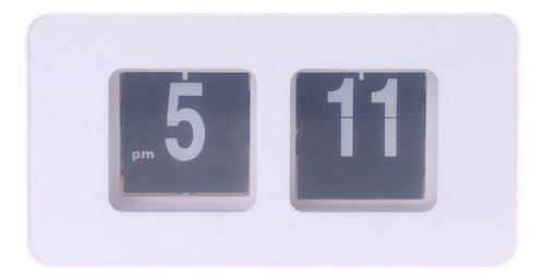 Retro Auto Flip Clock Número Clásico Elegante Moderno Escrit