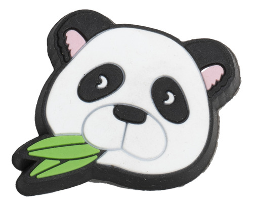 Jibbitz Crocs Panda Bear Face Unisex Moda Blanco